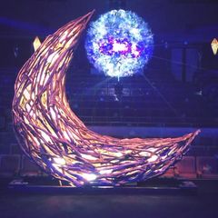 光と音に包まれるアート空間「Mirrorbowler ~ Tiidamoon 太陽と月 ~」